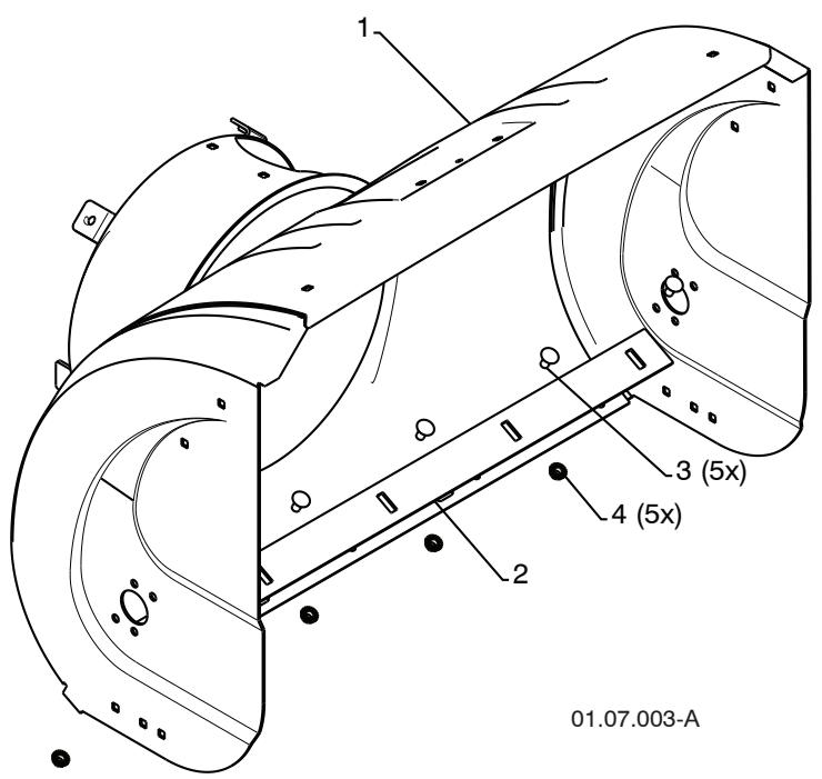 POULAN PRO PR1330ES - AUGER HOUSING / IMPELLER ASSEMBLY - 1