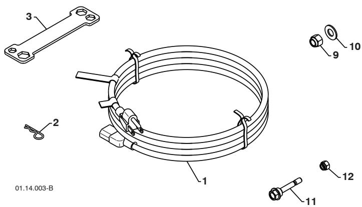 POULAN PRO XT XT11530ES - SNOW THROWER - MODEL XT11530ES (96192003501) - 4
