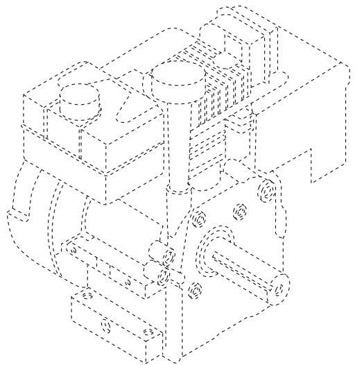 POULAN PRO XT XT824ES - CHASSIS / ENGINE / PULLEYS - 2