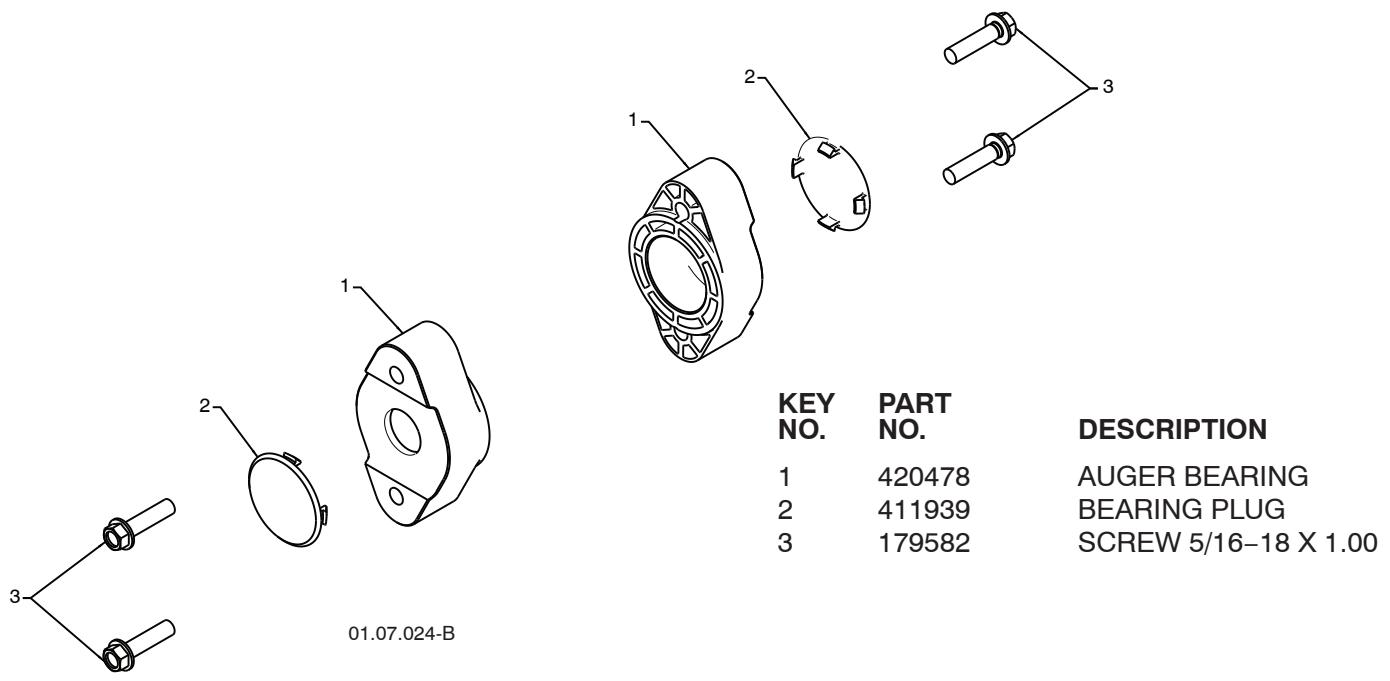 POULAN PRO XT827ES - AUGER HOUSING / IMPELLER ASSEMBLY - 1