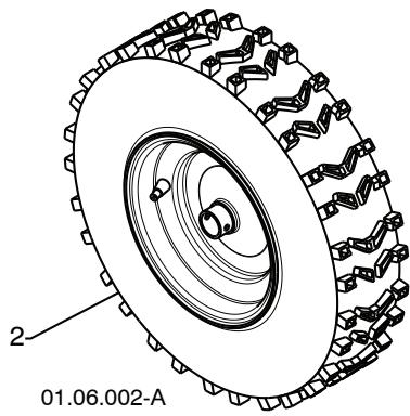 POULAN PRO XT827ES - WHEELS - 1