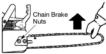 POULAN 262 - Adjusting the tension: - 2
