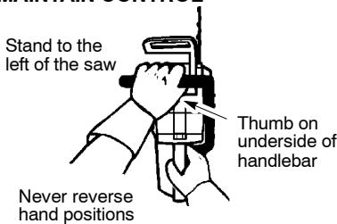 POULAN 262 - MAINTAIN CONTROL - 1