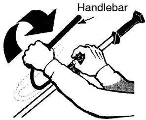 POULAN 331 - ADJUST AND SECURE THE HANDLEBAR - 2