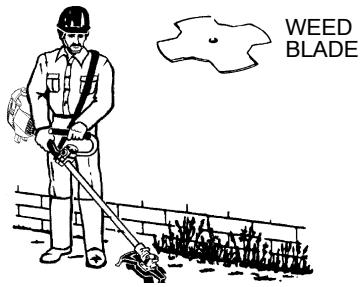 POULAN 331 - ASSEMBLY INFORMATION - WEED BLADE - 1
