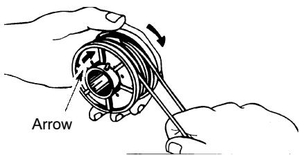 POULAN 331 - REPLACING THE LINE - 3