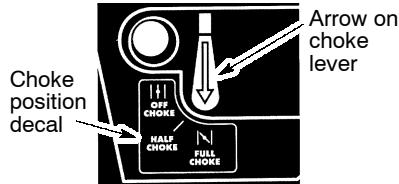 POULAN 331 - STARTING A COLD ENGINE (or a warm engine after running out of fuel) - 1