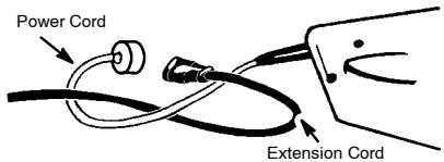 POULAN 1420 - ATTACH THE EXTENSION CORD TO YOUR CHAIN SAW - 1