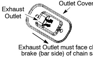 POULAN 2055 - CLEANING THE SPARK ARRESTING SCREEN - 3
