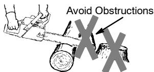 POULAN 2055 - Avoid Pull-In: - 2