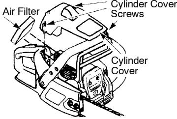 POULAN 2150 - Cleaning the air filter: - 1