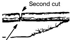 POULAN 2150 - TYPES OF CUTTING USED FOR BUCKING - 4