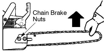 POULAN 2155 - Adjusting the tension: - 3