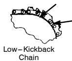 POULAN 2450 - KICKBACK SAFETY FEATURES - 2