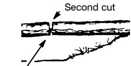 POULAN 2450 - TYPES OF CUTTING USED FOR BUCKING - 5