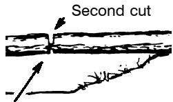 POULAN 2900 - TYPES OF CUTTING USED FOR BUCKING - 7