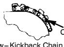 POULAN 2990 - KICKBACK SAFETY FEATURES - 3