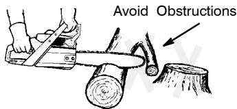 POULAN 2990 - Avoid Pull-In: - 2