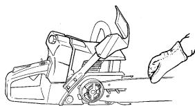 POULAN 3450 - ATTACHING THE BAR &amp; CHAIN - 3