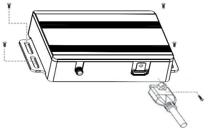ZENEC ZE-NA2000N - Fixieren des Gerätes - 1