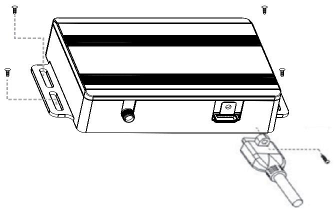 ZENEC ZE-NA2000N - Fasten the device - 1