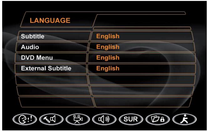 ZENEC ZE-MC192 - LANGUAGE MENU - 1