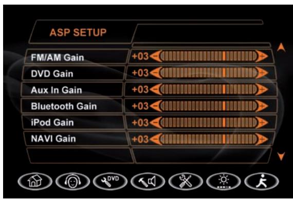 ZENEC ZE-MC192 - Accessing the ASP SETUP menu - 2