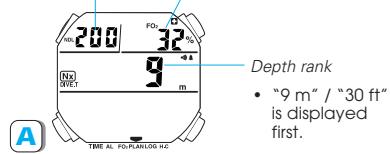 SEIKO DH33 - Press to show DIVE PLAN display. - 1