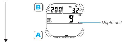 SEIKO DH33 - HOW TO SET THE DEPTH & TEMPERATURE UNITS - 2