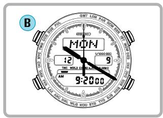 SEIKO H021 - TIME/CALENDAR SETTING - 8