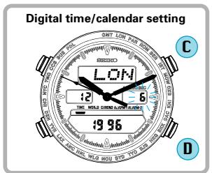 SEIKO H022 - TIME/CALENDAR SETTING - 3