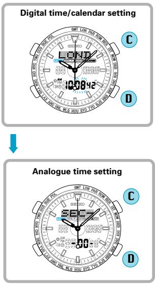 SEIKO H023 - TIME/CALENDAR SETTING - 3