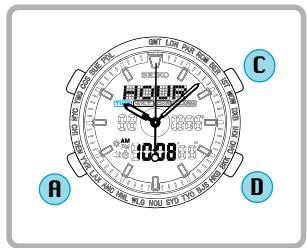 SEIKO H023 - TIME/CALENDAR SETTING - 5