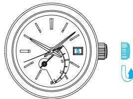 SEIKO 5R64 - HOW TO SET THE TIME AND DATE - 2
