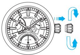 SEIKO 6R24 AUTOMATIC - HOW TO SET THE TIME, DAY AND DATE (FOR CAL. 6R24) - 1
