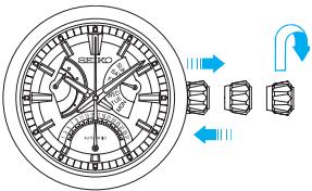 SEIKO 6R24 AUTOMATIC - CAUTION - 1