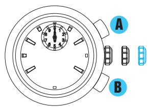 SEIKO 7T82 - 2) STOPWATCH HAND POSITION ADJUSTMENT - 1
