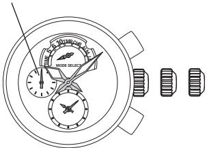 SEIKO 7T84 - - How to set the time (main watch and small watch) - 1