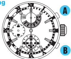 SEIKO 7T86 ANALOG QUARTZ - - How to stop the alarm manually while sounding - 1