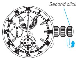 SEIKO 7T86 ANALOG QUARTZ - CROWN - 1