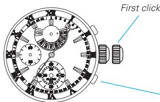 SEIKO 7T86 ANALOG QUARTZ - How to adjust the calendar - 1