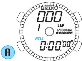 SEIKO H024 DUO DISPLAY - MEMORY RECALL MODE (RCLL) - 2
