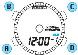 SEIKO H024 DUO DISPLAY - ALARM TIME SETTING - 1