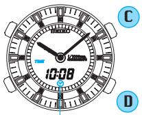 SEIKO H024 DUO DISPLAY - Analogue time setting - 1