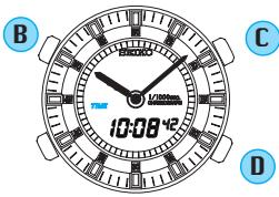 SEIKO H024 DUO DISPLAY - TIME/CALENDAR SETTING - 1