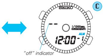 SEIKO H024 DUO DISPLAY - ALARM ENGAGEMENT/DISENGAGEMENT - 4