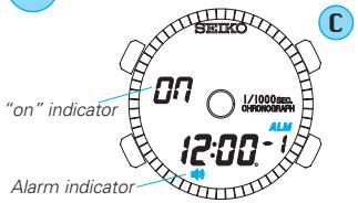 SEIKO H024 DUO DISPLAY - ALARM ENGAGEMENT/DISENGAGEMENT - 3