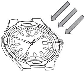 SEIKO V182 SOLAR - HOW TO CHARGE AND START THE WATCH - 1