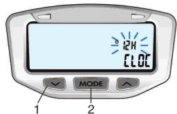 GAS GAS EC - Réglages des paramètres de l'indicateur multifonction - 4