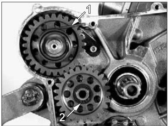 GAS GAS EC 200 - Assembling the gear selector unit - 3
